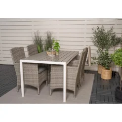 Break Loungesæt - Havemøbelsæt - Grå,Hvid