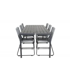 Break Loungesæt - Havemøbelsæt - Sort,Grå