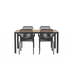 Break Loungesæt - Havemøbelsæt - Sort,Natur