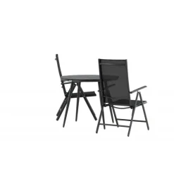 Break Rund Loungesæt - Havemøbelsæt - Sort