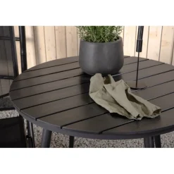 Break Rund Loungesæt - Havemøbelsæt - Sort