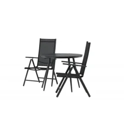 Break Rund Loungesæt - Havemøbelsæt - Sort