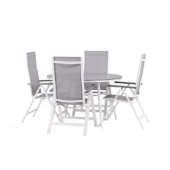 Break Rund Loungesæt - Havemøbelsæt - Grå,Hvid