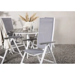 Break Rund Loungesæt - Havemøbelsæt - Grå,Hvid