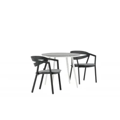 Break Rund Loungesæt - Havemøbelsæt - Grå,Hvid