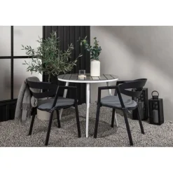 Break Rund Loungesæt - Havemøbelsæt - Grå,Hvid