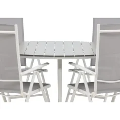 Break Rund Loungesæt - Havemøbelsæt - Grå,Hvid