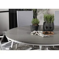 Break Rund Loungesæt - Havemøbelsæt - Grå,Hvid