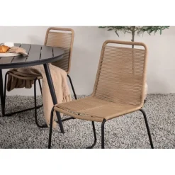 Break Rund Loungesæt - Havemøbelsæt - Sort,Latte