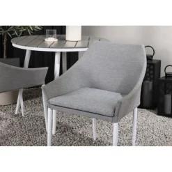 Break Rund Loungesæt - Havemøbelsæt - Grå,Hvid