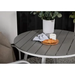 Break Rundt Loungesæt - Havemøbelsæt - Grå,Hvid