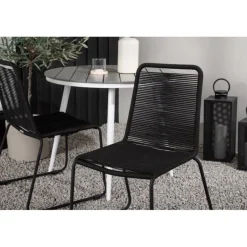 Break Rundt Loungesæt - Havemøbelsæt - Grå,Hvid