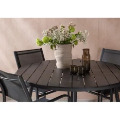 Break Rundt Loungesæt - Havemøbelsæt - Sort