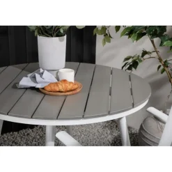 Break Rundt Loungesæt - Havemøbelsæt - Grå,Hvid