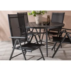 Break Rundt Loungesæt - Havemøbelsæt - Sort