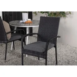 Break Rundt Loungesæt - Havemøbelsæt - Grå,Hvid