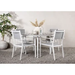 Break Rundt Loungesæt - Havemøbelsæt - Grå,Hvid