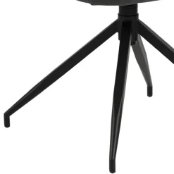 Brenda spisebordsstol med armlæn grå stof