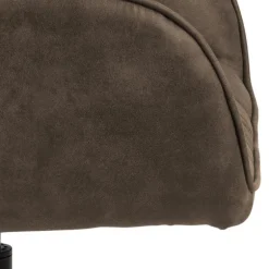 Brenda spisebordsstol med armlæn brun stof