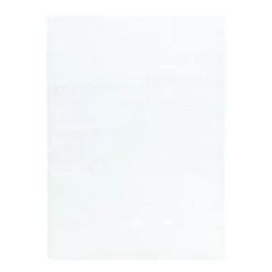 Brilliant Shaggy tæppe Ensfarvet - Sne