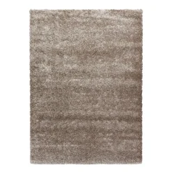 Brilliant Shaggy tæppe Ensfarvet - Brun