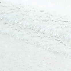 Brilliant Shaggy Tæppeløber Ensfarvet - Sne