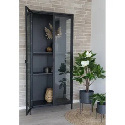 Brisbane Vitrineskab Black