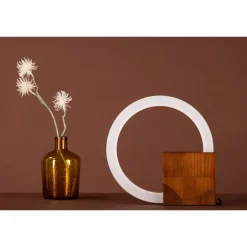 Brive Belysning - Valnød og Hvid