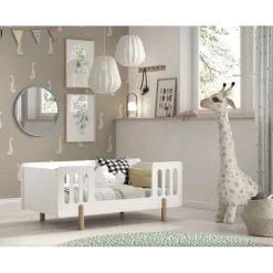 Børneseng 70 x 140 cm – Smile JuniorSeng, hvid