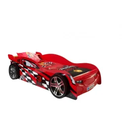 Børneseng bil 90 x 200 cm – rød Night Speeder