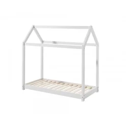 Børneseng husform 70 x 140 cm – Cabane, hvid