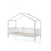 Børneseng husform 90 x 200 cm – Dallas, hvid