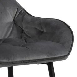 Brooke barstol grå stof