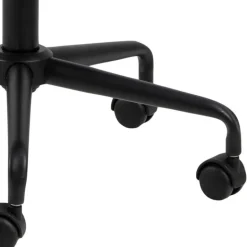 Brooke skrivebordsstol støvet rosa velour