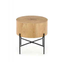 BROOKLYN-S c. bord Naturlig eg / Sort