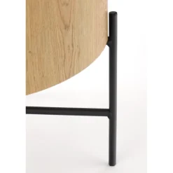 BROOKLYN-S c. bord Naturlig eg / Sort