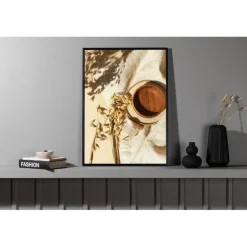 Brun Skål Plakat - Beige