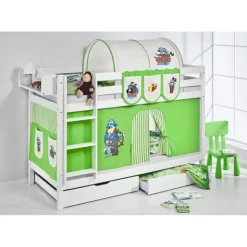 Bumle Køjeseng - Grøn Pirat