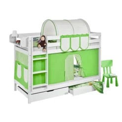 Bumle Køjeseng - Grøn/Beige