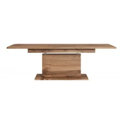 BUSETTI sofabord med løftbar spisebordsplade Justerbart 126-167 cm wotan eg