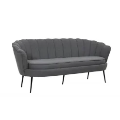 Calais 3 personers Sofa - Sort og Grå