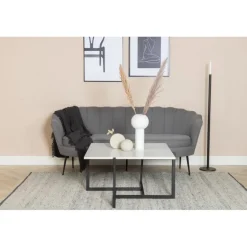 Calais 3 personers Sofa - Sort og Grå