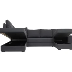 Canapé Deluxe U-Sovesofa højrevendt - Med Indbygget Sengeudtræk og Opbevaring