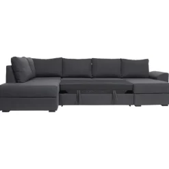 Canapé Deluxe U-Sovesofa højrevendt - Med Indbygget Sengeudtræk og Opbevaring