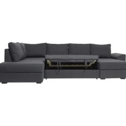 Canapé Deluxe U-Sovesofa højrevendt - Med Indbygget Sengeudtræk og Opbevaring
