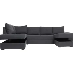 Canapé U-Sovesofa højrevendt - Koksgrå Inari 95