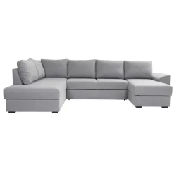 Canape U-Sovesofa højrevendt - Lysegrå Inari 91
