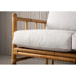 Cane 3 personers Have Sofa - Lysegrå,Natur