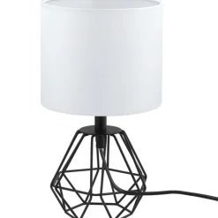 Carlton bordlampe - Sort/Hvid