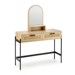 CARMEN konsolbord, Naturlig / Sort